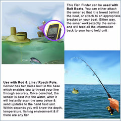 Portable Wireless Fish Finder Alarm
