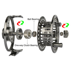 Aluminum Fly Reel with Bag