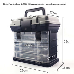 High Quality Plastic Handle Fishing Box