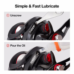Magnetic Brake Saltwater Freshwater Baitcasting Reel