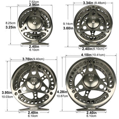 Aluminum Fly Reel with Bag